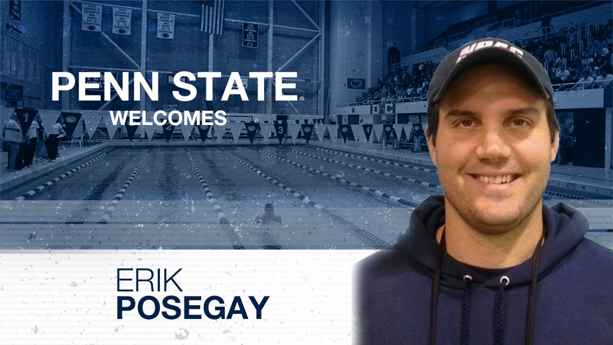 PennStateSWIM's tweet photo. #FF Our newest coach, @Coach_Posegay! https://t.co/fyyAC4TycZ #WeAre #PennStateSWIM https://t.co/gaCPMYdQGy