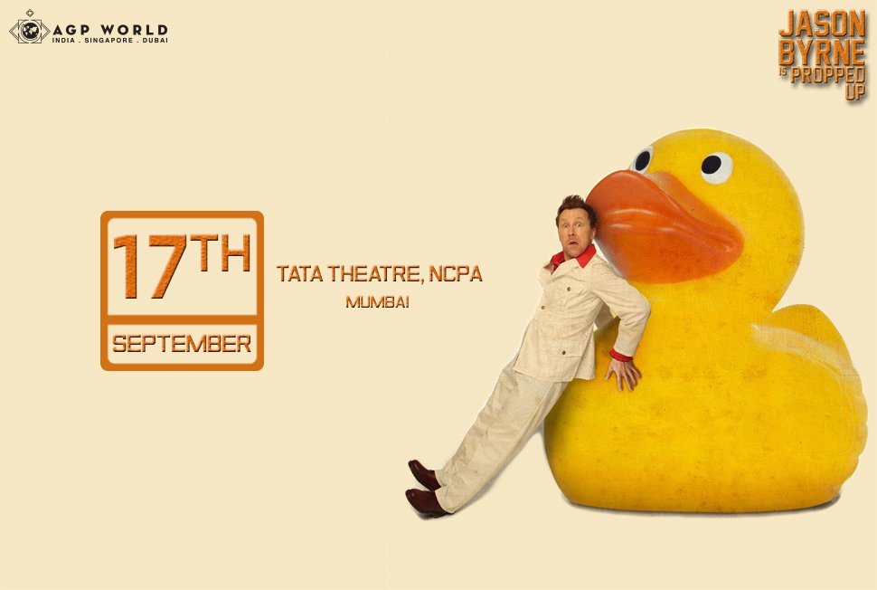 Watch @thejasonbyrne getting #ProppedUp today at #TataTheatreNcpa #Mumbai!
Book now : bit.ly/JasonByrne_Tic…