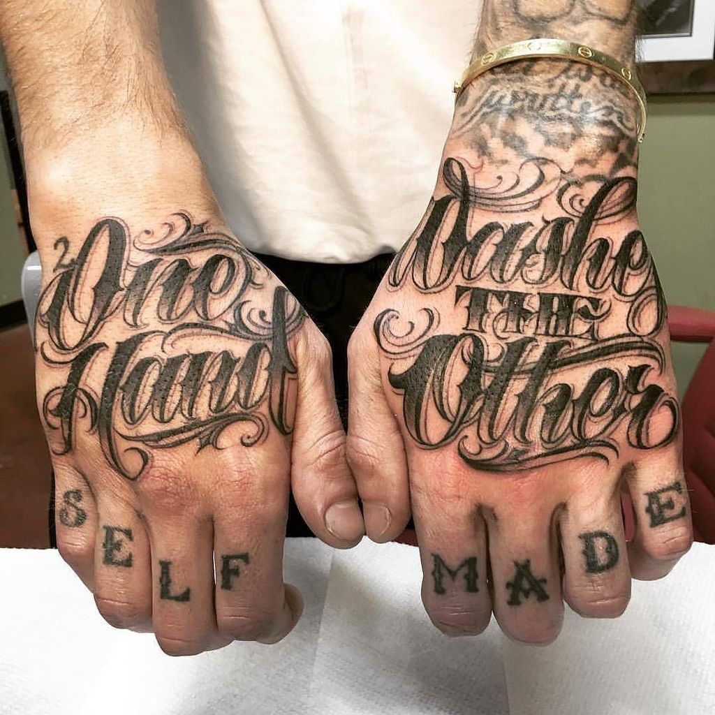 Tattoo Snob on Twitter: "One Hand Washes The Other by @orks_tattoos at @utgink in Los Angeles