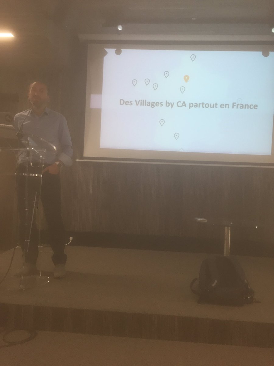 lsassus's tweet photo. Présentation du Village by CA. Par Fabrice Marsella... Passionnant! https://t.co/7jtfCN8lIc