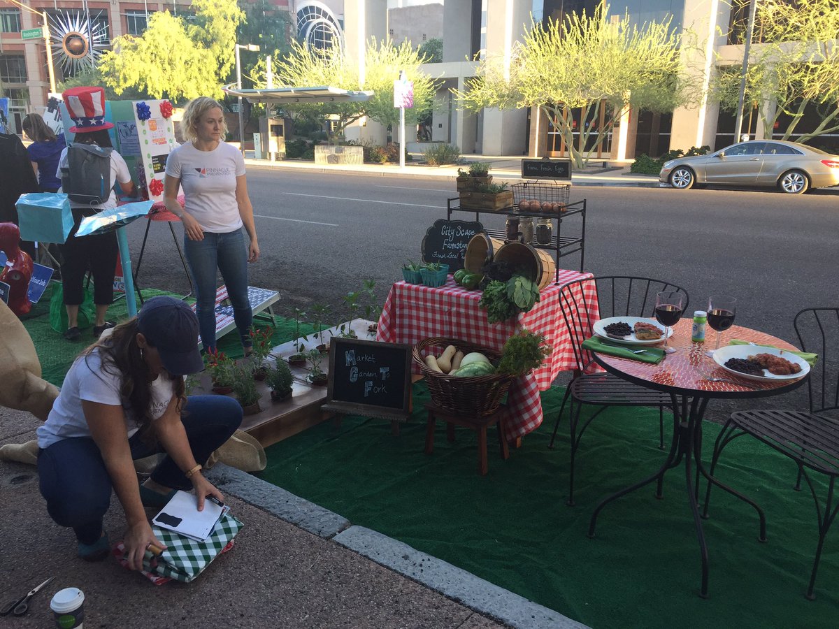 LTRobinson_'s tweet photo. #ParkingDayPHX https://t.co/8x9GRlCSCc