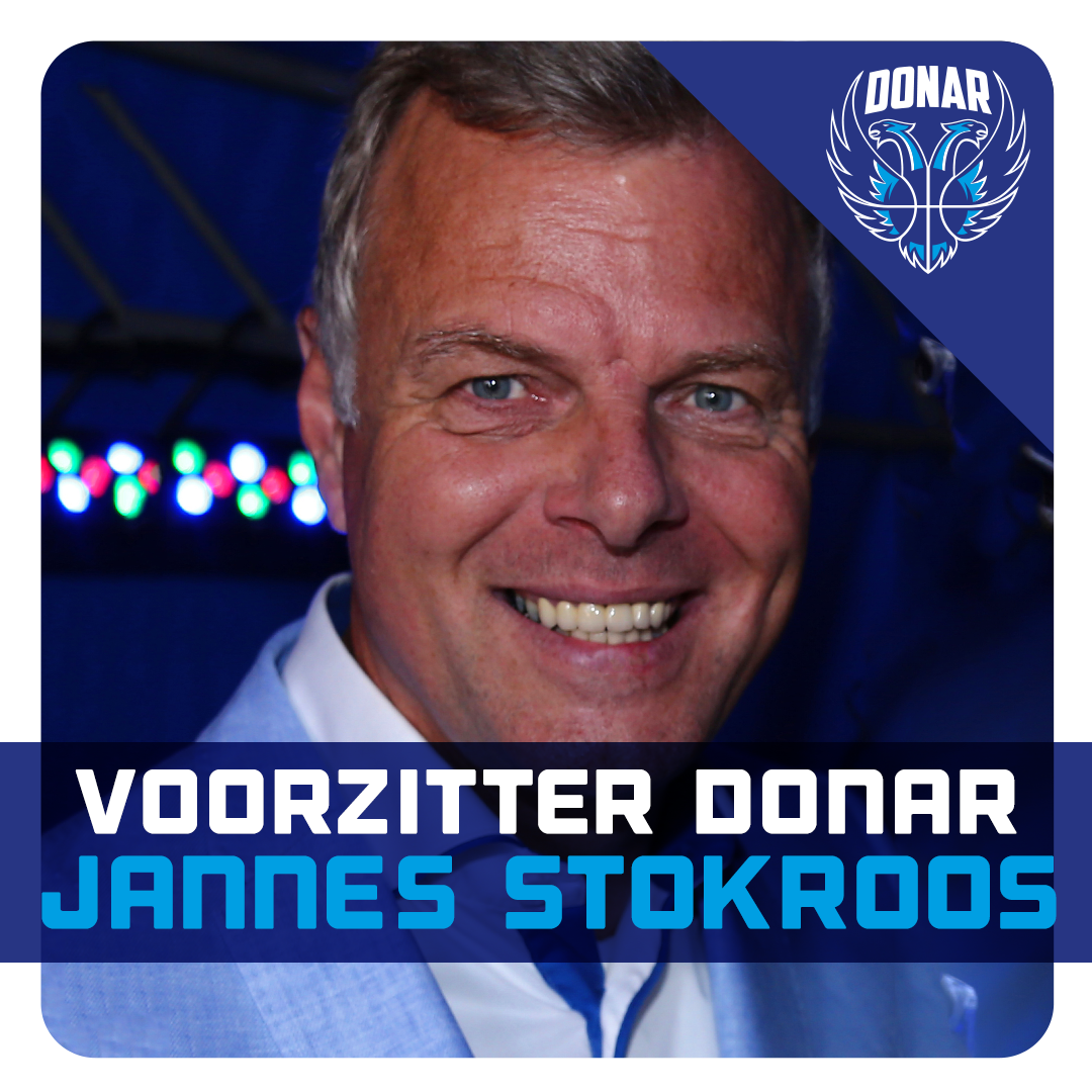 Jannes Stokroos nieuwe voorzitter Donar, lees verder op: donar.nl/nieuws/jannes-…