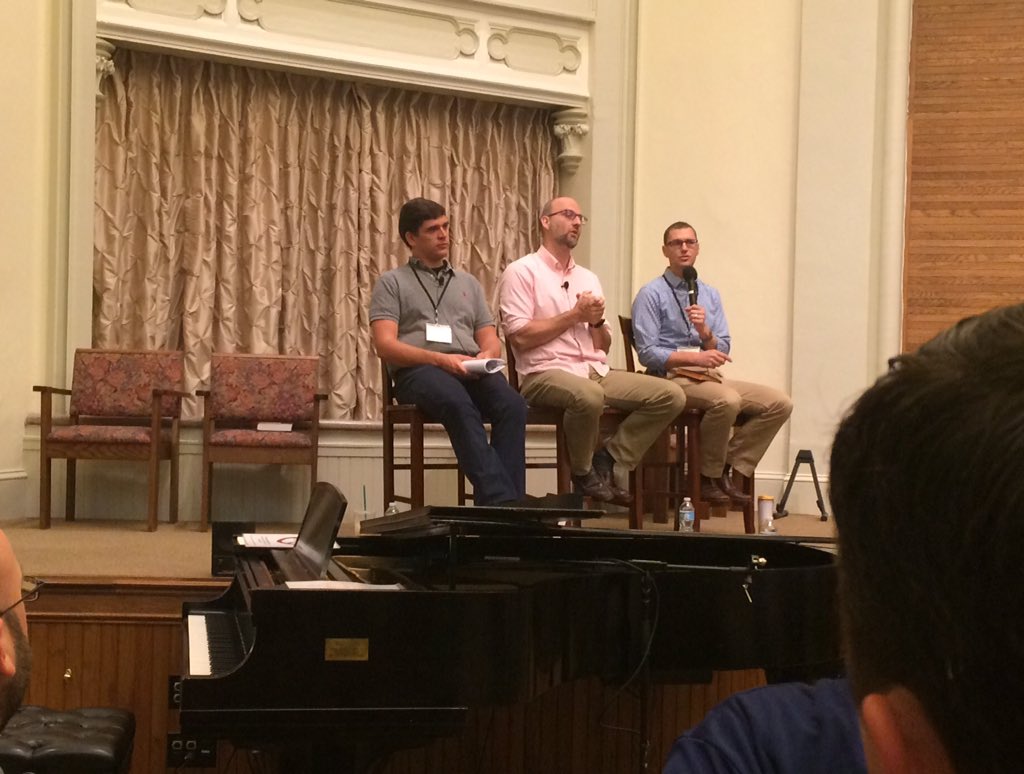 GrantFawcett's tweet photo. #9MarksWeekender Q&A @ryanctownsend @9Marks @JonathanDLeeman https://t.co/99mdJdqWPs