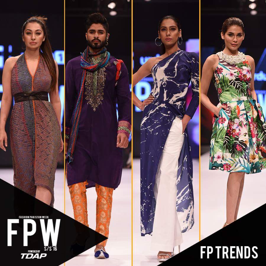 FashionPakistan's tweet photo. #FPTrendShow featured #Delphi by #NidaTapal, #ObaidShiekh, #SanamChaudhri and #MaheenKarim at #FPW16 #SS16 https://t.co/uVJrpEnnrc
