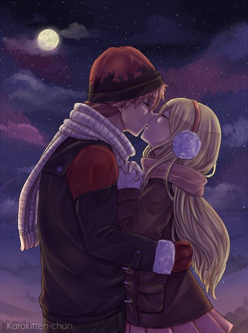 "Thanks Natsu...for supporting me through thick and thin. I love you so much."