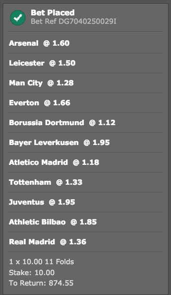 FootyAccums's tweet image. RT &amp;amp; if this lands, I&apos;ll give 4 people £350!💰(70% bonus @ bet365!)

Make sure you follow FootyAccums on Instagram!
