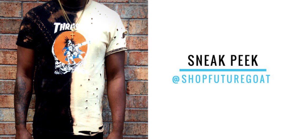 Shopfuturegoat's tweet image. MAJOR 🚨🚨🚨 #TeeGiveaway #Follow us on IGxTW to get your #Custom #MoldedThrasher #HellToPay #Tee #Houston