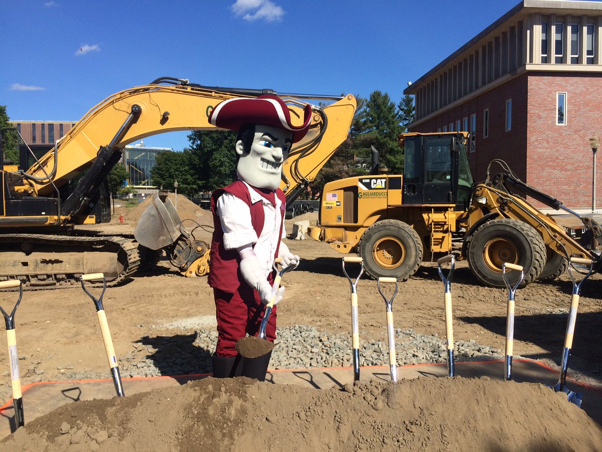 UMassAmherst's tweet photo. Groundbreaking today at UMass Amherst for Business Innovation Hub @IsenbergUMass  https://t.co/AFRb7Pcd2M https://t.co/haDTwxSQ8z