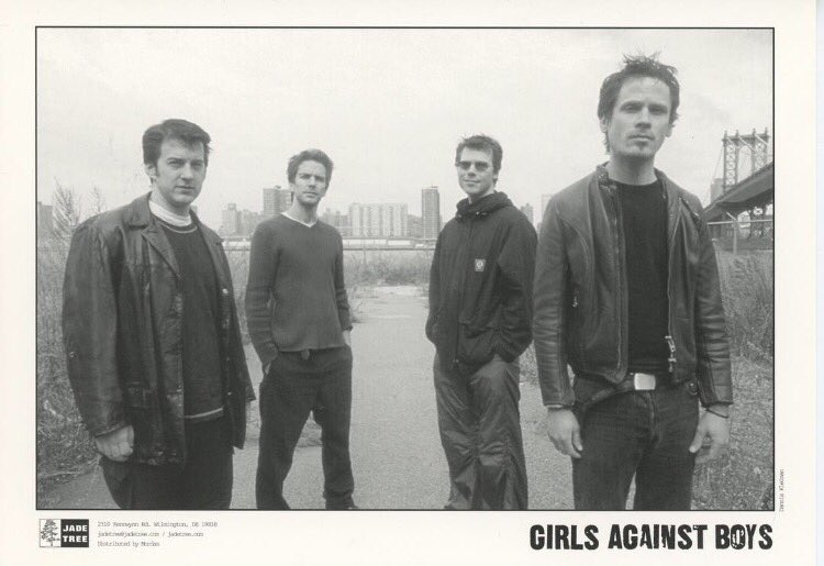 Girls Against Boys plays @riot_fest today! They're on the Riot Stage at 2:25. Get there! #riotfest #gvsb