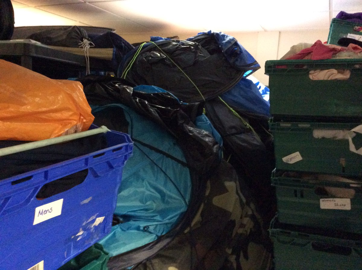 Willscribe's tweet photo. Some of our Tents on the way to refugees @hobstafford @pauljacks27 @chrisplant. We share what we have with others. https://t.co/wsxYI5Kpv2