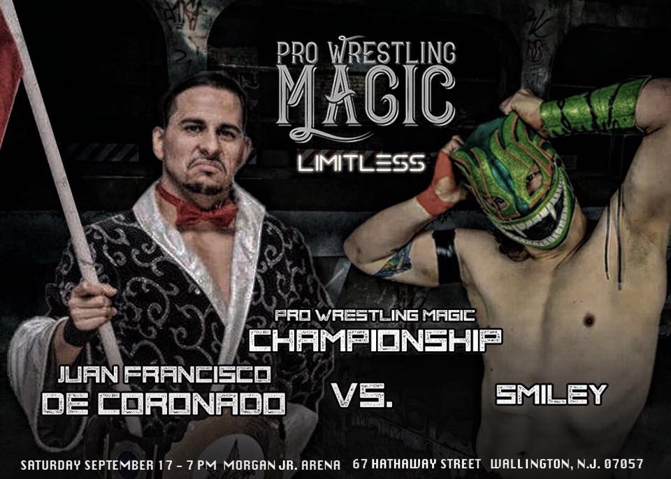 WrestlingMagic's tweet photo. #PWMLimitless
TOMORROW!
3 title matches, 2 HUGE announcements, & a 1st time ever - you CAN'T miss this show! https://t.co/wnbSZB42hW