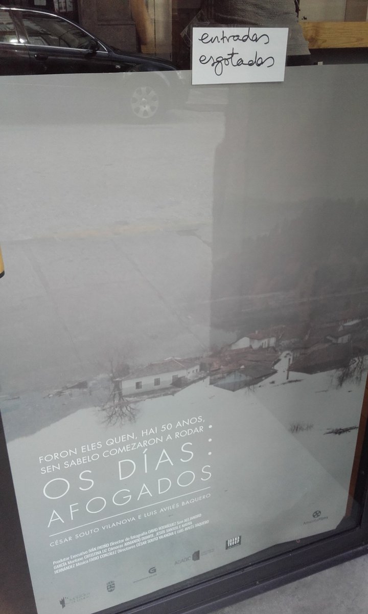 Entradas esgotadas para <a href="/osdiasafogados/">Os días afogados</a> ! Novas sesións na nosa web: numax.org/cinema/ficha/o…