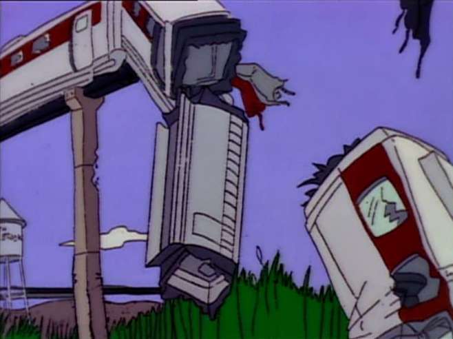 Edullano's tweet photo. Al #MIO toca ponerle: #DeEllos. ¿Recuerdan el capítulo del Monorraíl de Los Simpson? ¡La realidad supera la ficción! https://t.co/uLWkkI5vP3