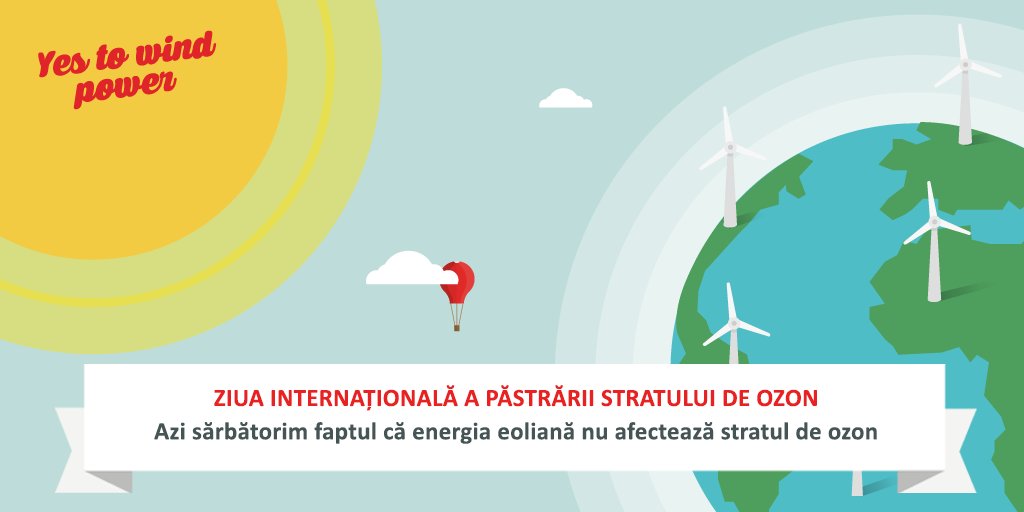 YesToWindPowerR's tweet image. #Azi e ziua #Internationala a pastrarii stratului de #ozon