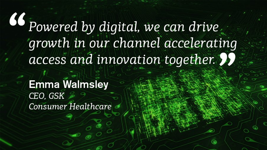 GSK's tweet photo. Emma Walmsley, CEO of our consumer businesses, spoke today on the opportunity presented by digi innovation #2016GMM https://t.co/t6gztkXIcS