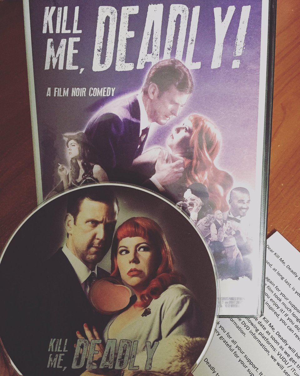 audreymct8's tweet photo. @KMDthefilm @Vangsness RECEIVED TODAY!! I'm super impatient to watch it 😃 #KillMeDeadly
Cc @JoeMantegna @shemarmoore https://t.co/7aPFPx3OKe