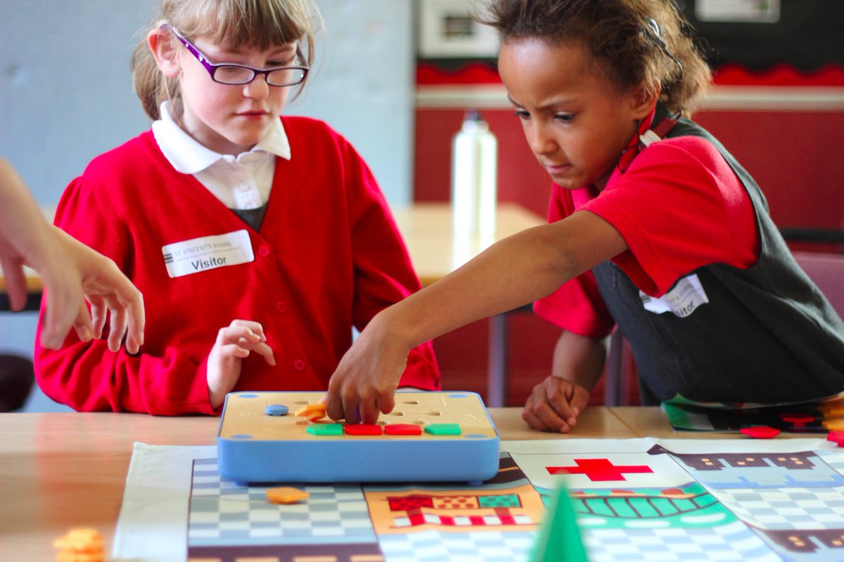 primotoys's tweet image. This week #Cubetto visited the brilliant pupils at @StVincentsL12 school for sensory impairment #a11yhack #coderdojo