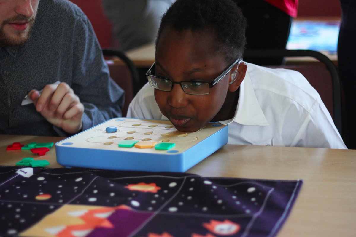 primotoys's tweet image. This week #Cubetto visited the brilliant pupils at @StVincentsL12 school for sensory impairment #a11yhack #coderdojo