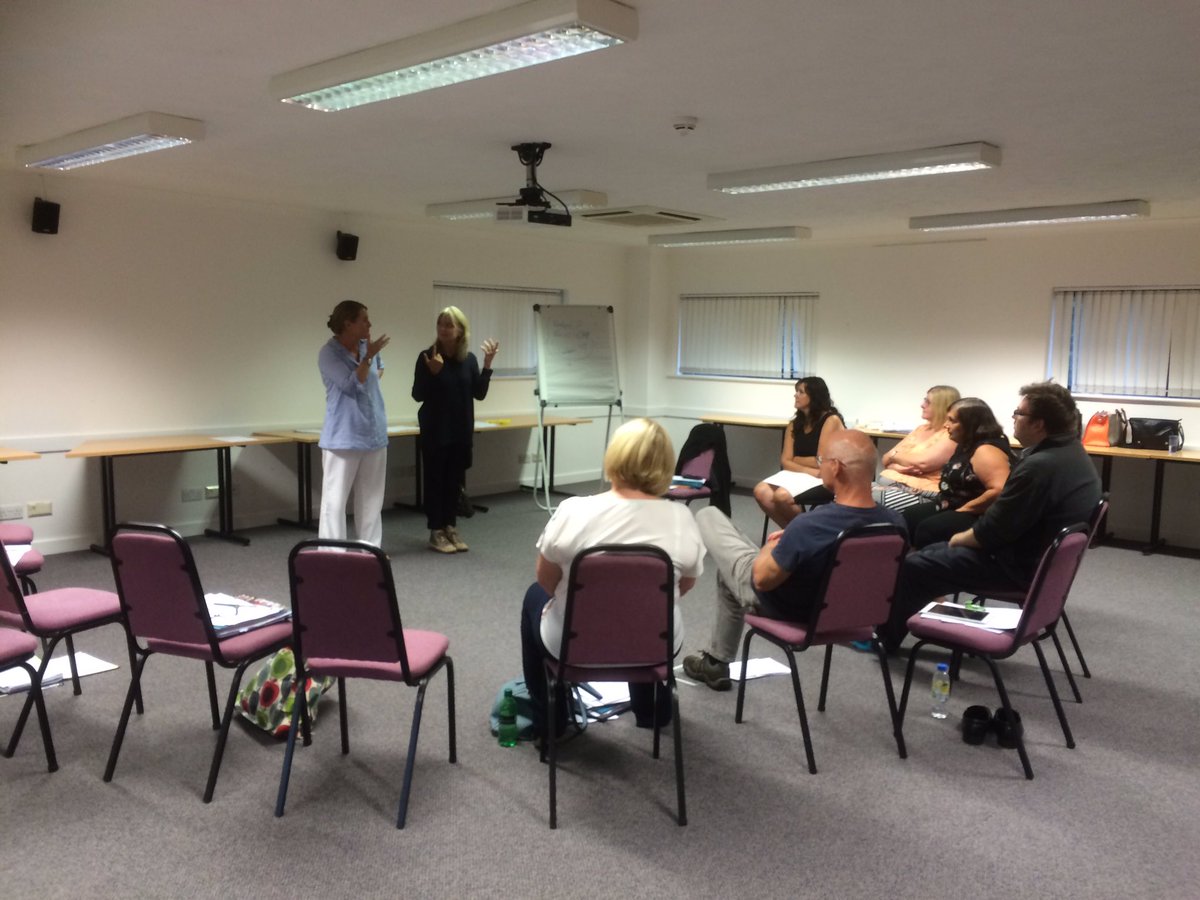 Fantastic day with @SuffolkGPFed Practice Managers learning how to 'Present with Impact' with actress Serena Evans
