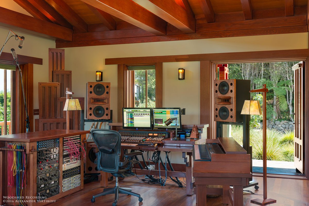 WeAreFocusrite's tweet image. So, who's in the studio this weekend?

Picture: Woodshed Recording Studio Malibu, California.