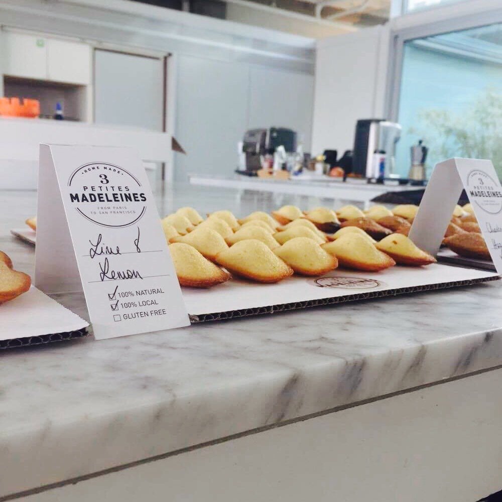 "Good food is good mood" they say 👍😊 #madeleine #local #homemade #3pm #yummy #sanfranciscobrand #happiness