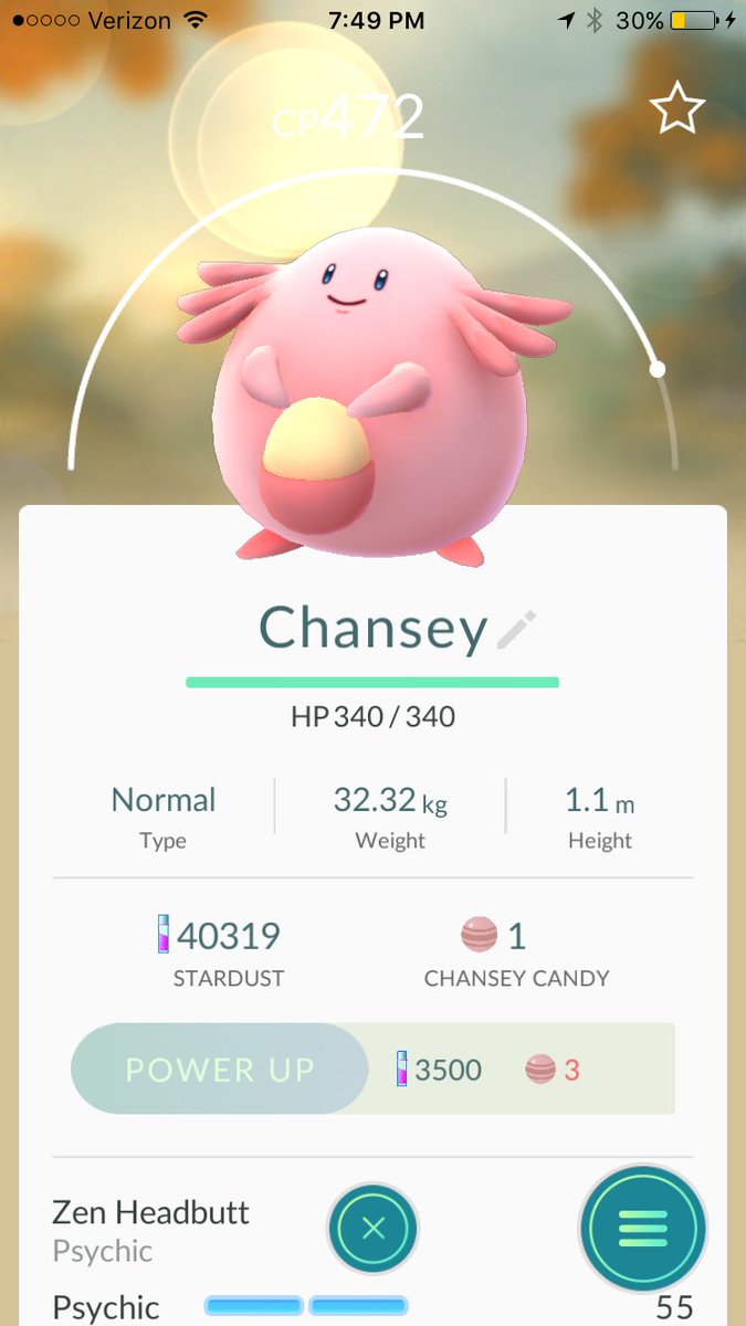 PokemonGOKCMO's tweet photo. 100% IV Chansey 😍 https://t.co/jyi874UwDv