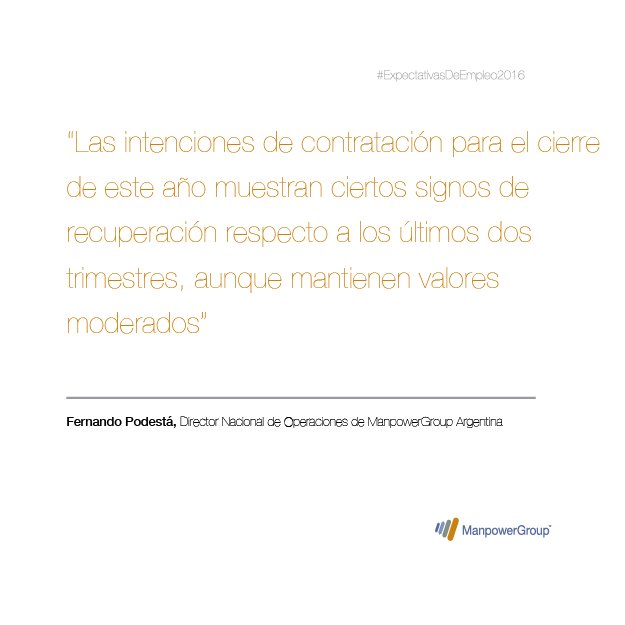 manpowergroupAR's tweet photo. #EOS4Q2016 en palabras de Fernando Podestá, Director Nacional de Operaciones de #ManpowerGroupArgentina. @fpvdh https://t.co/gBxlOtnoPH