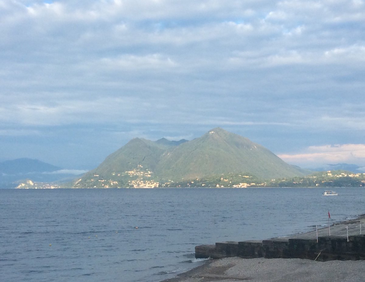 maggiore_sun's tweet photo. This is Sasso del Ferro with Laveno at it’s foot. Take the ‘bucket lift’ for views across #LakeMaggiore and #Stresa. https://t.co/4tGcFG4tNF