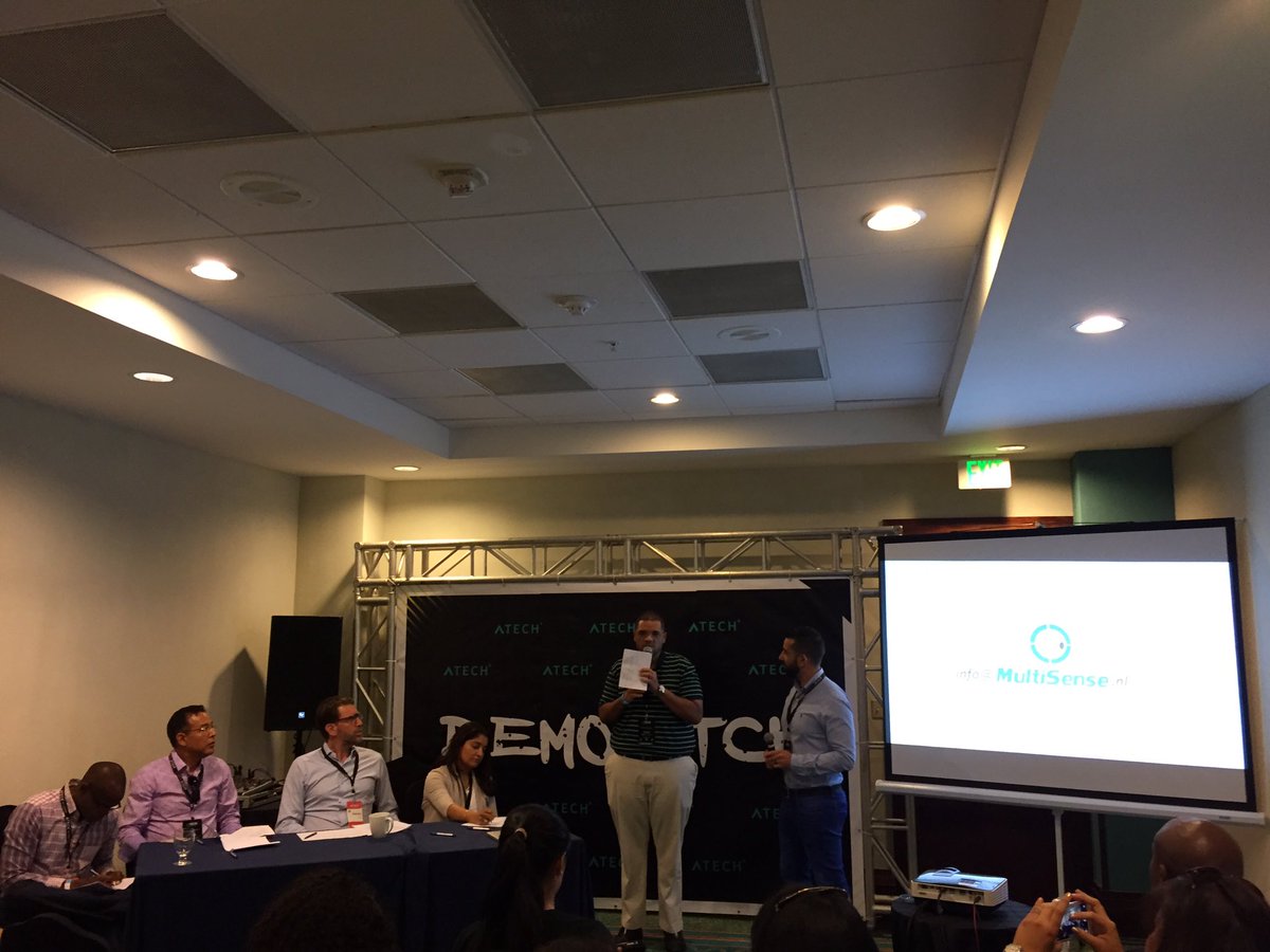 The Demo Competition is happening now! 12 startups will pitch their concepts! First up, <a href="/MultiSense_Ltd/">MultiSense</a>
