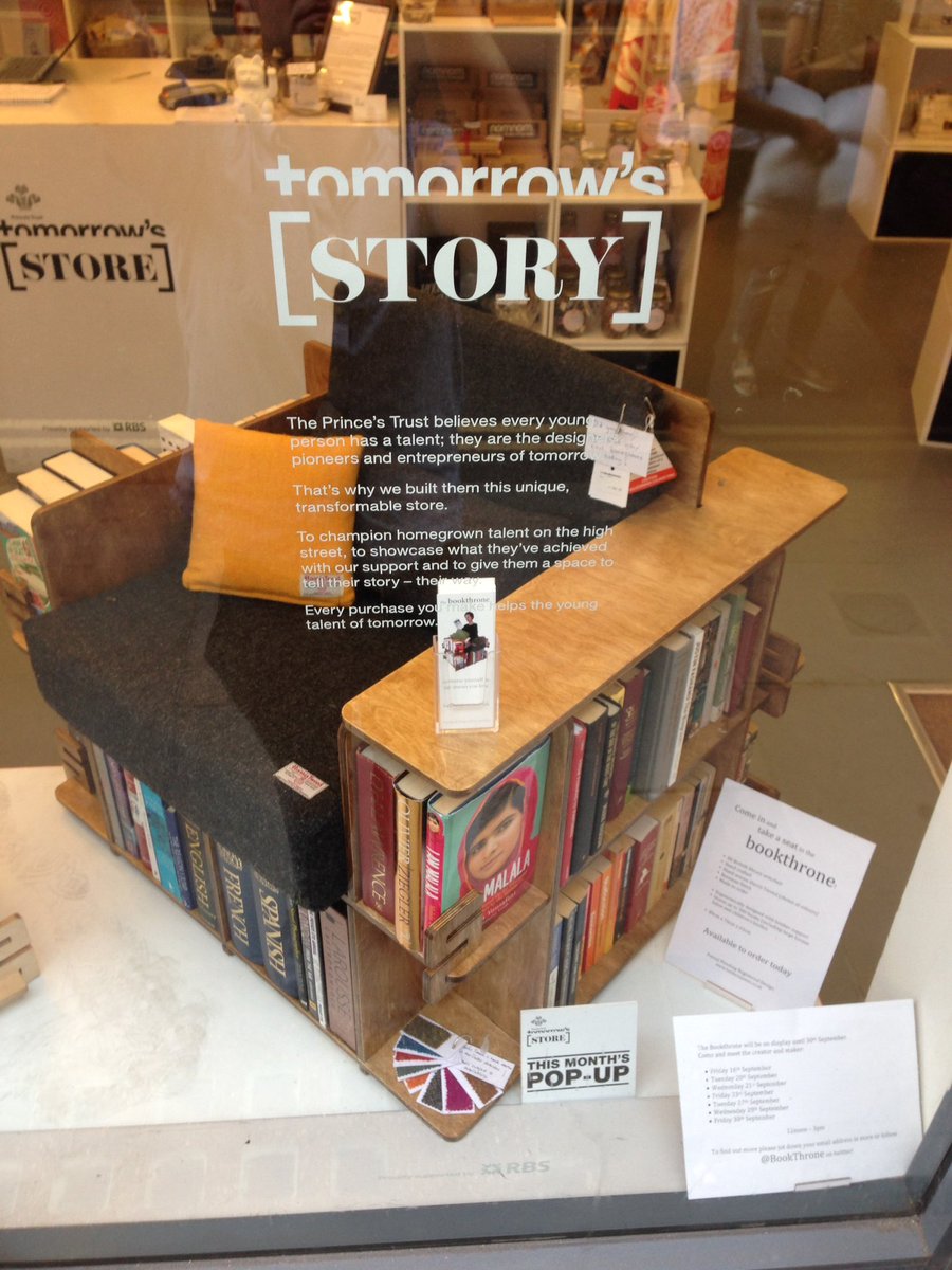 The bookthrone: Harris Tweed library armchair! Tweet someone who might ♥️it?! <a href="/stephenfry/">Sir Stephen Fry</a> <a href="/jk_rowling/">J.K. Rowling</a> @PrincesTrust