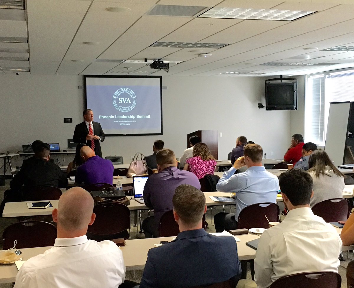 Kicking off the SVA Leadership Summit in Phoenix w/ a motivating talk on #leadership w/ <a href="/Lrunnion/">Lewis Runnion</a> #SVALeads