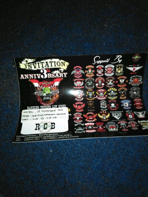 Undangan 3rd Anniversary BTLS yang masuk di minggu ini #Support