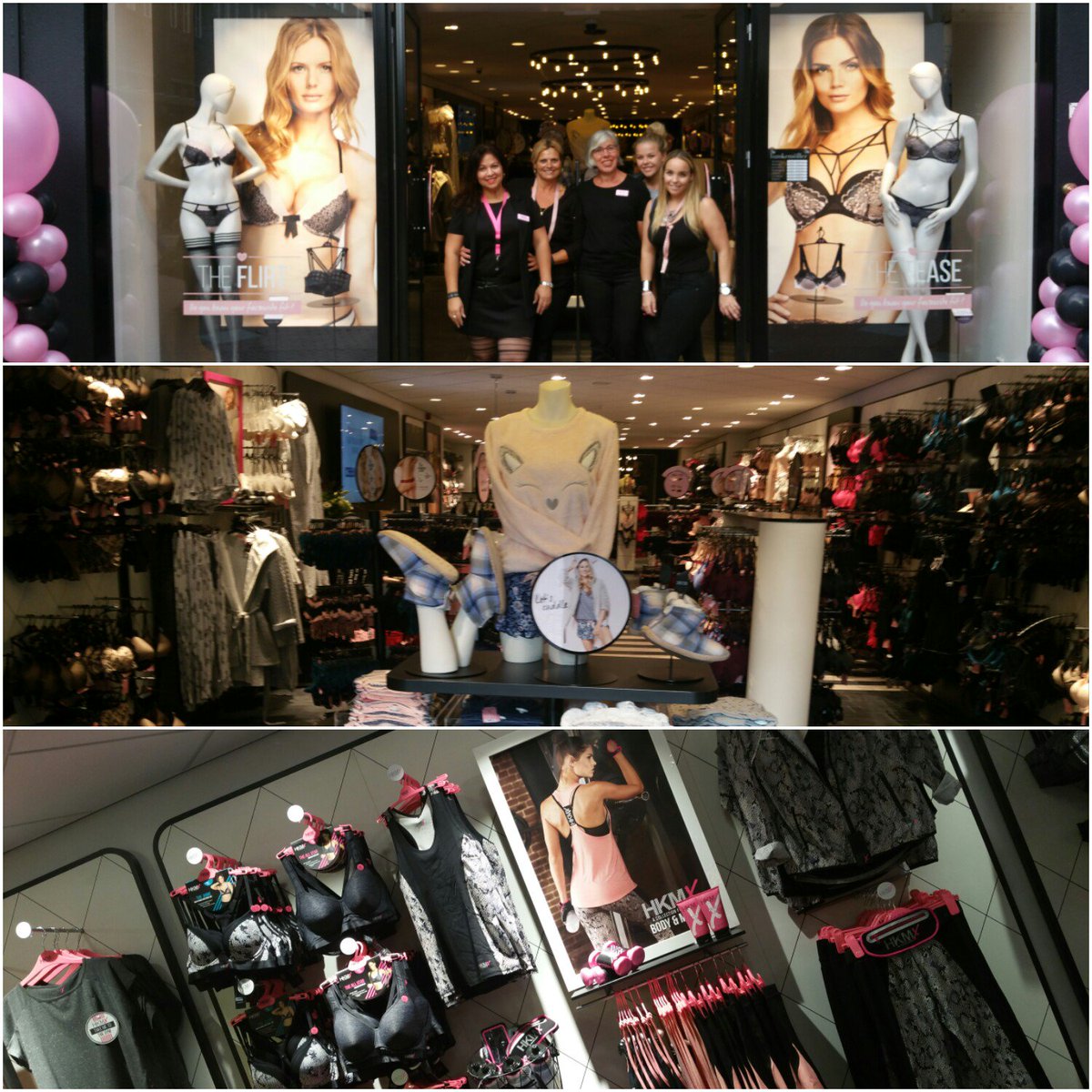 What a teamwork &amp; the result is amazing!! 🎀💪 Visit <a href="/Hunkemoller/">Hunkemöller</a> Eindhoven &amp; check it out! #hunkemollerambassadors