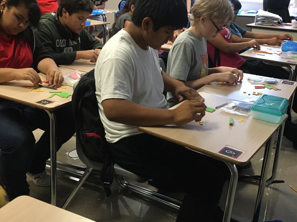 Equation fun with with Mrs. Ross@RossMathCMS#mustangsmatter#rockmath