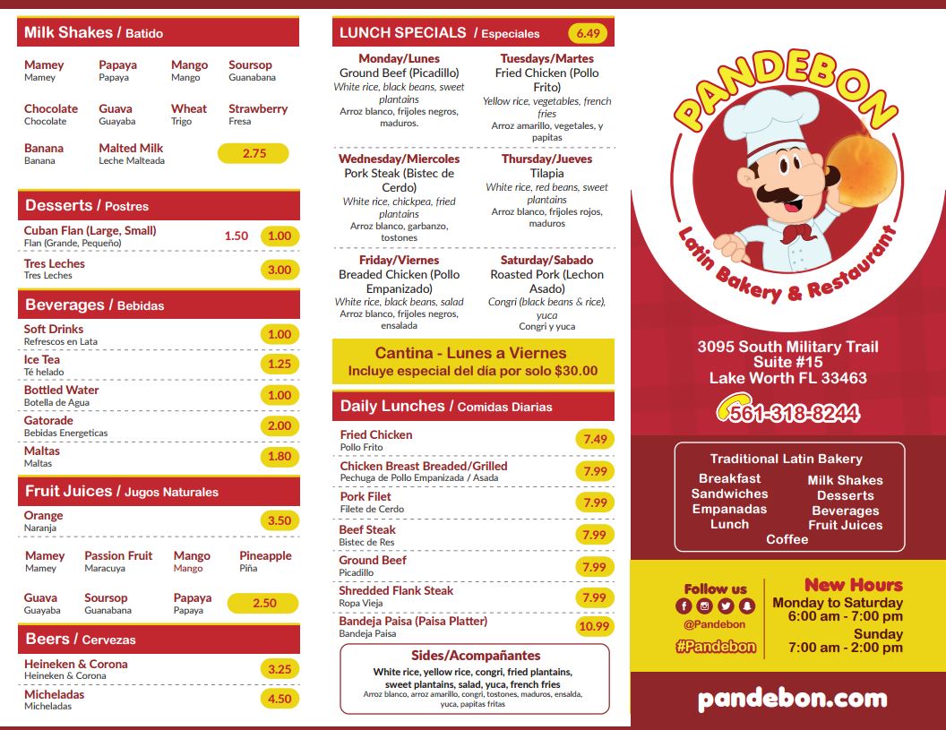 pandebon's tweet image. Our new and updated #pandebon menu is ready...

pandebon.com/pandebon-menu.…