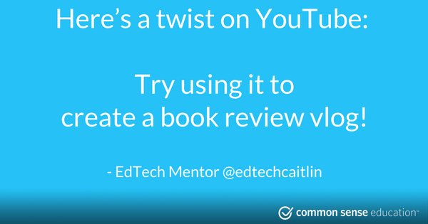 CommonSenseEd's tweet photo. #TeacherTip from #EdTech Mentor @edtechcaitlin: https://t.co/jH8MGa2JiM @YouTube #edtechchat #usingvideo https://t.co/6r9RlqWnlp