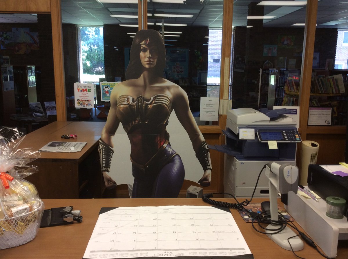 mcpl1965's tweet image. We've got a new librarian in town...And she's wondering when you're going to stop in a get your library card...