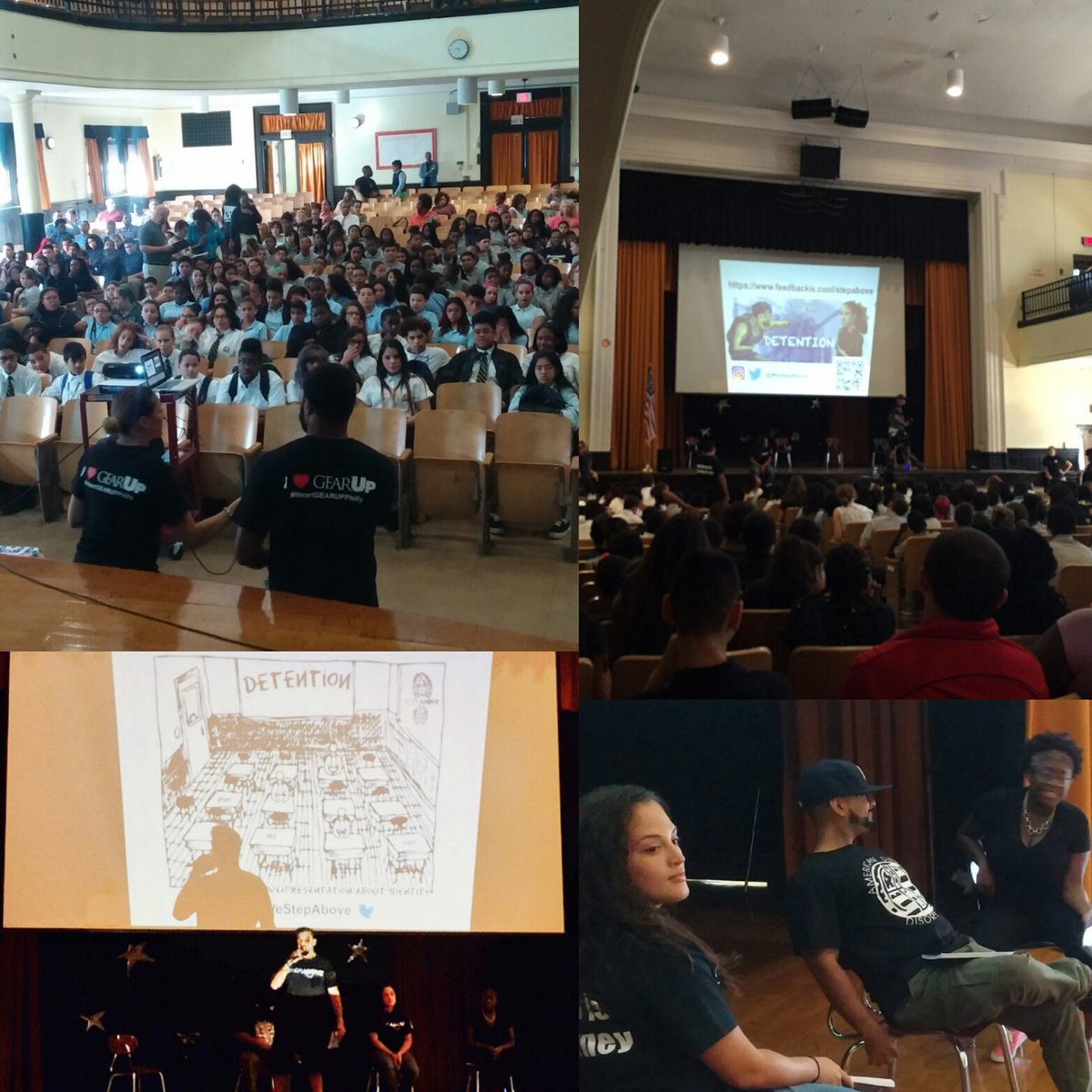 WeStepAbove's tweet photo. Thanks @GearupPhilly &amp; #KensingtonHS. We love your students &amp; staff! #iheartGearUp #YouthDevelopment #Education https://t.co/eNqJAFfywR