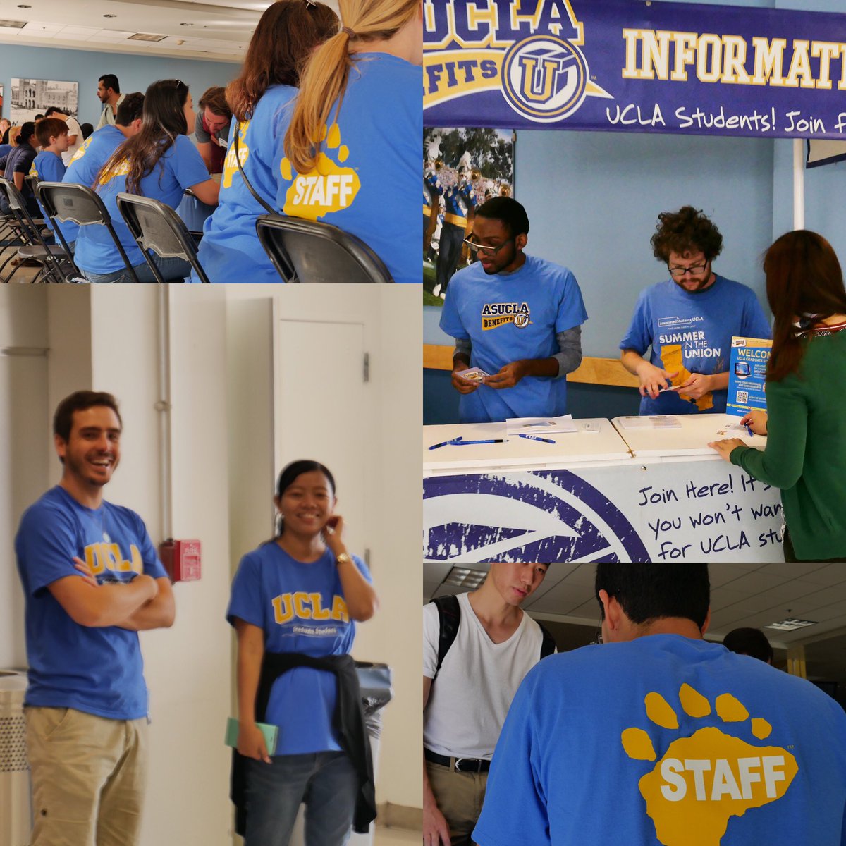 gsoucla's tweet photo. Look for the Blue Shirts! #GSOUCLA #WelcomeBruins https://t.co/2VT6PbKyH7