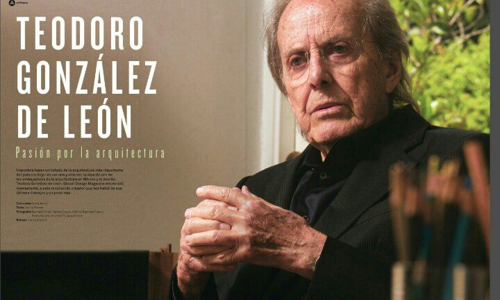 Glocal Design Mag (@glocal_design) on Twitter photo Con gran dolor décimos adiós al gran arquitecto Teodoro González de León Con gran dolor décimos adiós al gran arquitecto Teodoro González de León