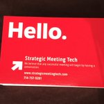 Photo by StrategicMeetingTech (@StratMeetTech)