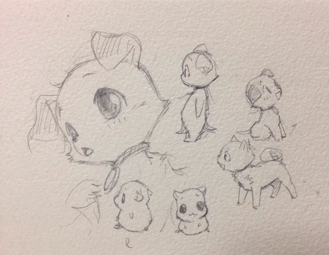 なんとなくいつもと違う感じに描いてみました。
#さるりラクガキ 34枚め 
