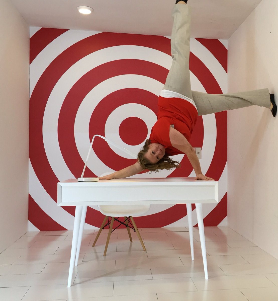 First trip to Target HQ...flipped upside down with excitement to work somewhere I love! <a href="/Target/">Target</a> #wearetarget