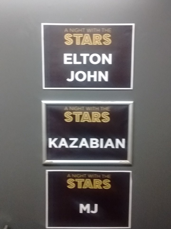 Now that's what I call a dressing room...