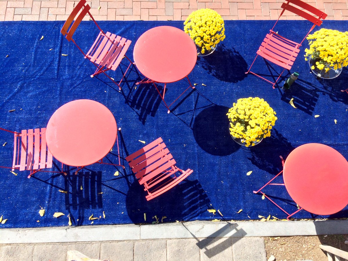 k__chz's tweet photo. @twithaca Whitham Design does #parkingday in the #ithacacommons! @ithacavoice @IthacaDailyNews @ithacajournal https://t.co/riCvphK9FE