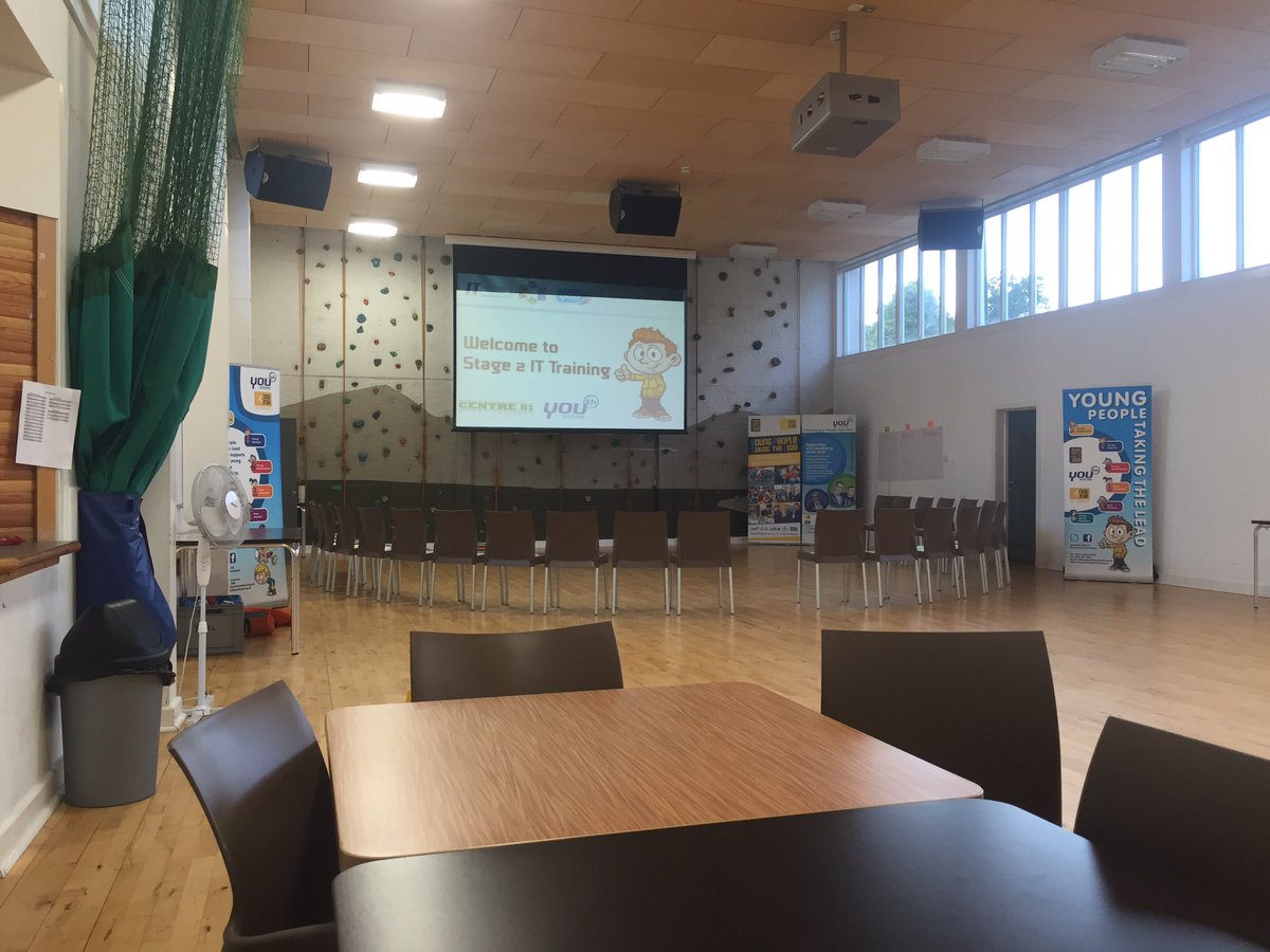 Paul_M_YS's tweet photo. All set and ready to go for #ITStage2 @centre81 just waiting on arrivals from across #Argyll&Bute #SocialAction https://t.co/0cPkq04thY