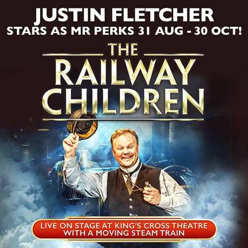 Kids beyond excited about seeing <a href="/_JustinFletcher/">Justin Fletcher</a>  <a href="/kxtheatre/">King's Cross Theatre</a>  tmw in The Railway Children! ow.ly/jpTG304hKe4