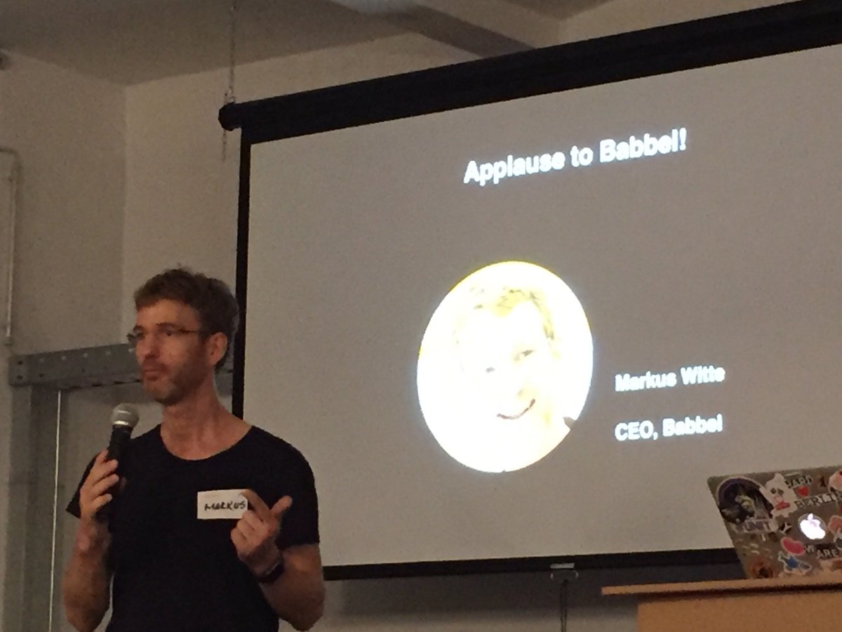 stayko13's tweet image. #unicornsintech meets #babbel