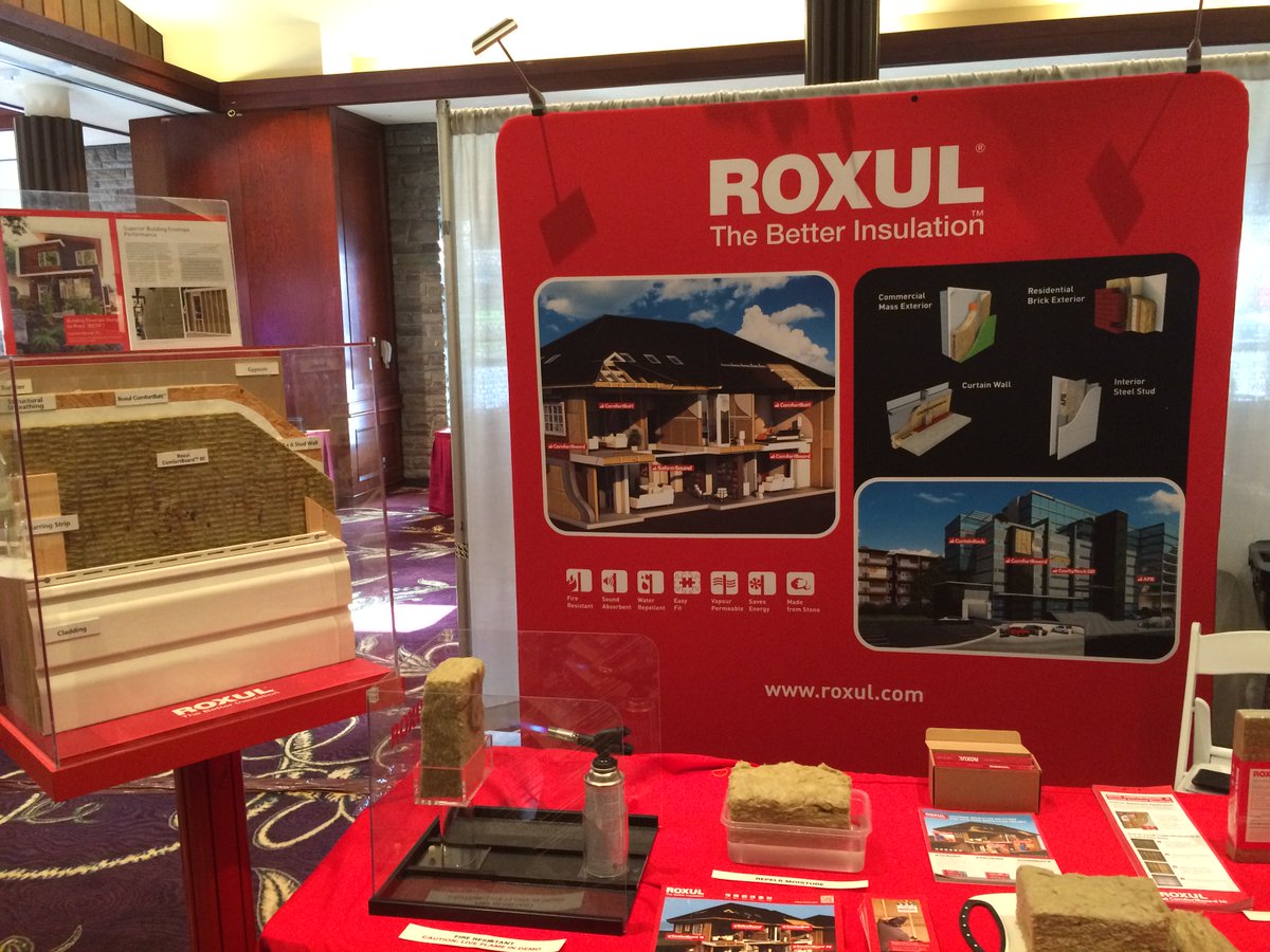 rockwoolna's tweet photo. “Come check out ROXUL #thebetterinsulation at #CHBABuild #jasper2016. We are ready to talk exterior insulation!” https://t.co/wo7PcpY17l