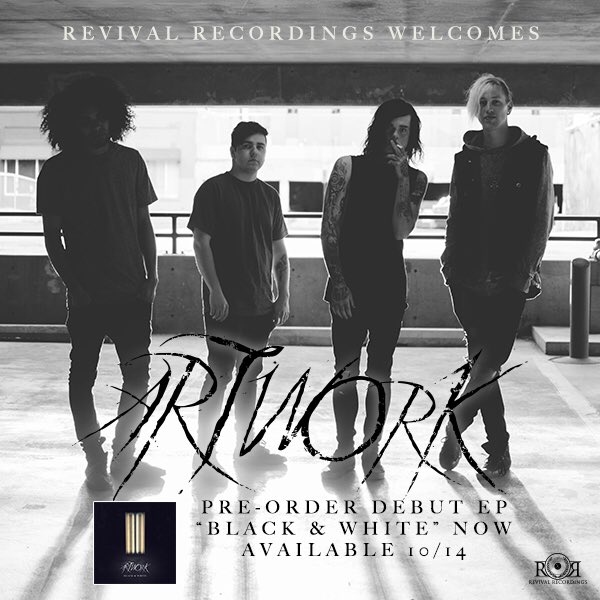 RevivalRecs's tweet photo. Welcome @ArtworkOfficial to the family! Their video for "Black and White" is up at @altpress https://t.co/naoYg6h13i https://t.co/z6j7TymR1G